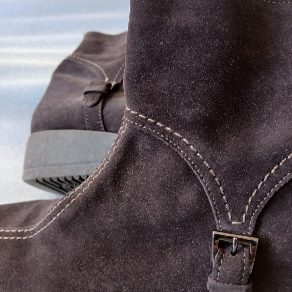 La CANADIENNE Brown Suede Ankle Boots